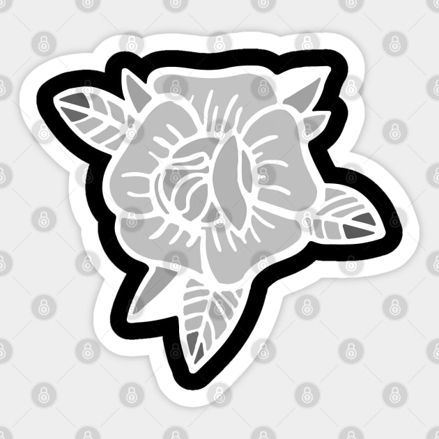 Traditional Tattoo Rose Sticker by DeadBeatElite